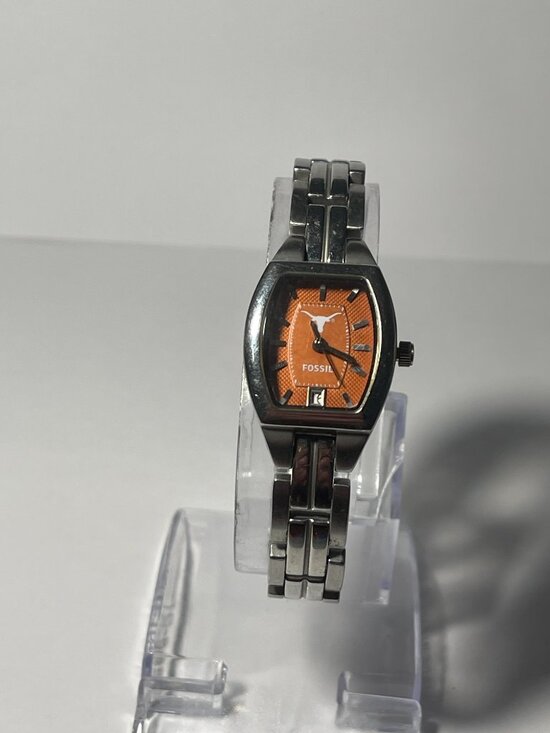 Texas Longhorns NCAA Stainless-Steel Bracelet Watch by Fossil main image 7